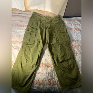 Army Green Cargo Pants - 30x30